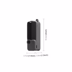 For DJI OSMO Pocket 3 PULUZ  3 in 1 Silicone Cover Case Set (Black)