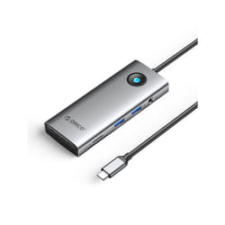 ORICO PW11-8PM Type-C / USB-C 8-in-1 5Gbps Multifunction Docking Station Card Reader (Dark Gray)