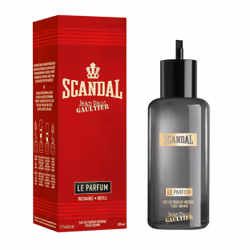 Jean Paul Gaultier Scandal Le Parfum For Him Eau De Parfum Refill 200ml, Men, 200 ml, Refill bottle, Geranium, Tonka bean, Sa ...