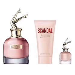 JPG Scandal Womens Gift Set 50ml EDP, 6ml EDP Spray & 75ml Body Lotion