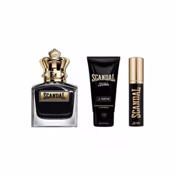Jean Paul Gaultier Scandal Intense for Men - 3 Pc Gift Set 3.4oz EDP Spray  0.34oz EDP Spray  2.5oz Shower Gel