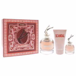 Scandal by Jean Paul Gaultier for Women - 3 Pc Gift Set 2.7oz EDP Spray, 0.20oz EDP Spray, 2.5oz Perfumed Body Lotion