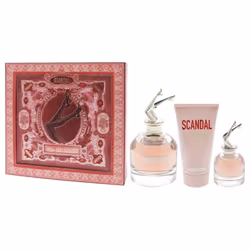 Scandal by Jean Paul Gaultier for Women - 3 Pc Gift Set 2.7oz EDP Spray, 0.20oz EDP Spray, 2.5oz Perfumed Body Lotion