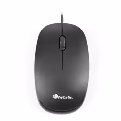 NGS Flame, Right-hand, Optical, USB Type-A, 1000 DPI, Black