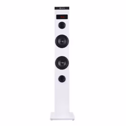 NGS SKY CHARM, Home audio micro system, White, 50 W, FM, LED, Red