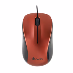 NGS CREW, Ambidextrous, Optical, USB Type-A, 1200 DPI, Red