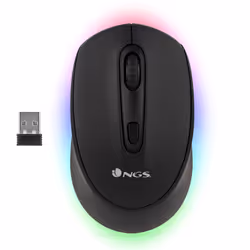 NGS SMOG-RB, Ambidextrous, Optical, RF Wireless + Bluetooth, 2400 DPI, Black