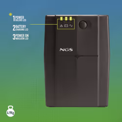 NGS ﻿﻿FORTRESS 900 V3 uninterruptible power supply (UPS) Standby (Offline) 0.9 kVA 720 W 2 AC outlet(s) - Additional view 7