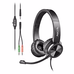 NGS MSX 11 PRO, Wired, 20 - 20000 Hz, Gaming, Headset, Black
