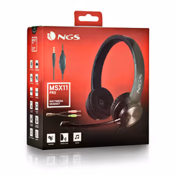 NGS MSX 11 PRO Headset Wired Head-band Gaming Black - Additional view 8