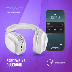 NGS ARTICA WRATH Headphones Wired & Wireless Head-band Calls/Music USB Type-C Bluetooth White - Additional view 8