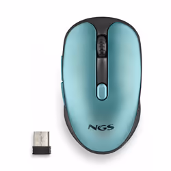 NGS EVO RUST ICE, Right-hand, Optical, RF Wireless, 1600 DPI, Blue
