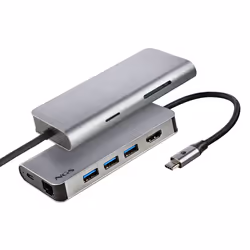 NGS WONDER DOCK 8 USB 2.0 Type-C Silver