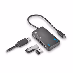 NGS WONDER IHUB4 USB 3.2 Gen 1 (3.1 Gen 1) Type-A 480 Mbit/s Black - Additional view 3