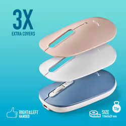 NGS SHELL RB mouse Office Ambidextrous RF Wireless + Bluetooth Optical 1600 DPI - Additional view 5