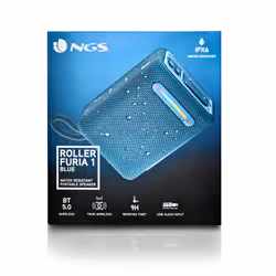 NGS ROLLER FURIA 1 Stereo portable speaker Blue 7 W - Additional view 4
