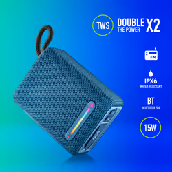 NGS ROLLER FURIA 1 Stereo portable speaker Blue 7 W - Additional view 6