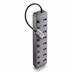 NGS IHUB 8 USB 2.0 Type-A 5000 Mbit/s Black
