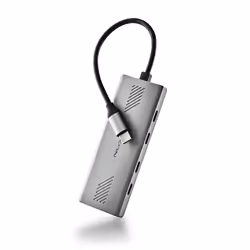 NGS WONDER4-C, USB Type-C, USB Type-C, 5000 Mbit/s, Silver, Aluminium, 0.18 m