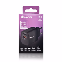 NGS BUD 33W Universal Black AC Fast charging Indoor - Additional view 6