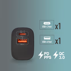 NGS BUD 33W Universal Black AC Fast charging Indoor - Additional view 8