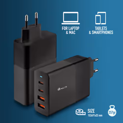 NGS BUD 100W Universal Black AC Fast charging Indoor - Additional view 7