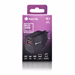 NGS BUD 45W Universal Black AC Fast charging Indoor - Additional view 6