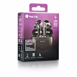 NGS ARTICA HUSH Headset Wireless In-ear Calls/Music Bluetooth Black - Additional view 8