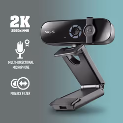 NGS XPRESSCAM 2000 webcam 5 MP 2560 x 1440 pixels USB Black - Additional view 2