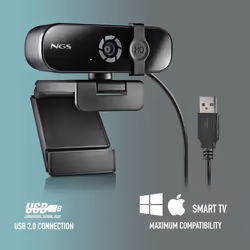 NGS XPRESSCAM 2000 webcam 5 MP 2560 x 1440 pixels USB Black - Additional view 4
