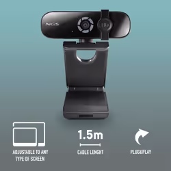 NGS XPRESSCAM 2000 webcam 5 MP 2560 x 1440 pixels USB Black - Additional view 7