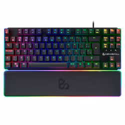 Newskill Gaming Gungnyr TKL Pro, Wired, USB, Opto-mechanical key switch, QWERTY, RGB LED, Black