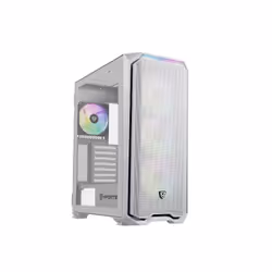 Nfortec NF-CS-KRATERX-W, Midi Tower, PC, White, ATX, EATX, ITX, micro ATX, Steel, Tempered glass, Multi