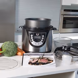 Cecotec 02003 electric pressure cooker 6 L Black, Stainless steel 1000 W