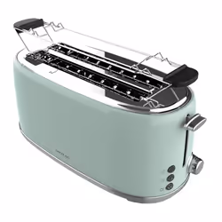 Cecotec 03231, 4 slice(s), Green, Steel, Buttons, Rotary, 1630 W, 190 mm