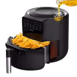 Cecotec 03300 fryer Single 5.5 L Stand-alone 1550 W Low fat fryer Black