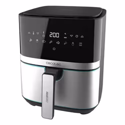 Cecotec 03317 fryer Single 5.5 L Stand-alone 1700 W Hot air fryer Black, Stainless steel