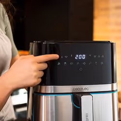 Cecotec 03317 fryer Single 5.5 L Stand-alone 1700 W Hot air fryer Black, Stainless steel - Additional view 8