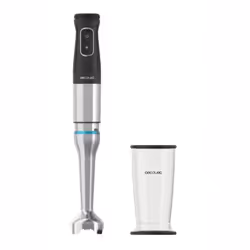 Cecotec 03965, Immersion blender, 1200 W, Black, Stainless steel