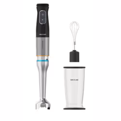 Cecotec 03973, Immersion blender, 1500 W, Black, Stainless steel