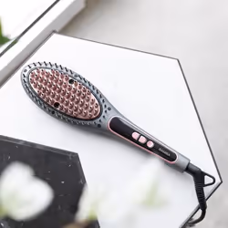 Cecotec Bamba InstantCare 1100 Smooth Brush Straightening brush Warm Grey, Pink 61 W 3 m