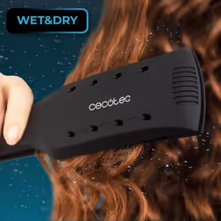 Cecotec Bamba RitualCare Wet&Dry Straightening iron Warm Black, Brown 3 m