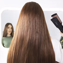 Cecotec Bamba RitualCare Wet&Dry Straightening iron Warm Black, Brown 3 m