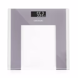 Cecotec Surface Precision Healthy, Electronic personal scale, 180 kg, 100 g, Grey, Transparent, White, 5 kg, kg/lb