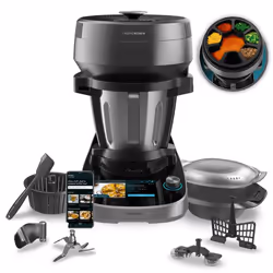 Cecotec Mambo CooKing Victory, 4.5 L, 180 °C, 17.8 cm (7"), Black, Rotary, Touch, 1700 W