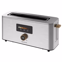 Cecotec 04845, 2 slice(s), Stainless steel, Rotary, Touch, 1000 W