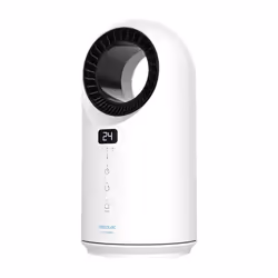 Cecotec Readywarm 8200 Bladeless, Fan electric space heater, 60°, 12 h, Indoor, Desk, Floor, Table, Black, White