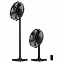 Cecotec 05875, Household blade fan, Black, Floor, Table, 60°, Buttons, 7 h