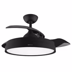 Cecotec EnergySilence Aero 4280 Invisible Black, Household blade fan, Black, Ceiling, 106 cm, Wireless, 8 h