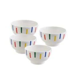 Benetton BE-0253 dining bowl Bowl set 0.65 L Round Multicolour 4 pc(s)